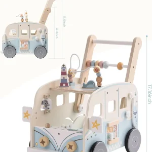 Wooden Baby Walker Cart