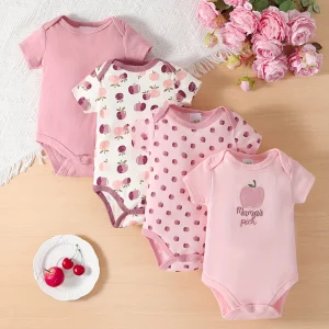 4pcs  Baby Girl Jumpsuit
