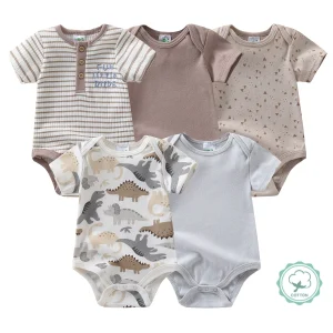 5pcs Newborn Baby  Bodysuits,