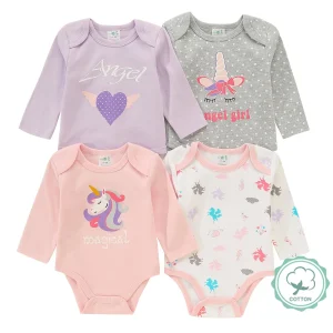 Girls Long Sleeve Bodysuits